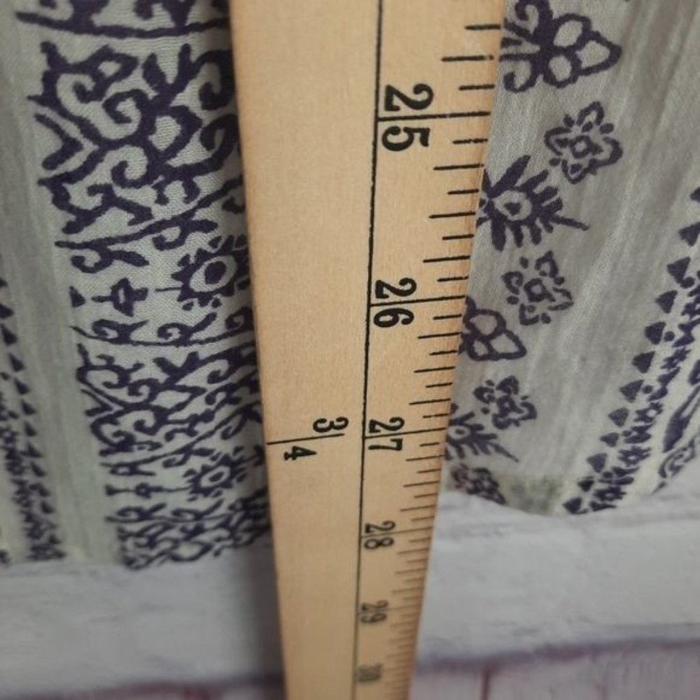 Lucky Brand Candice Bandana Shirt Top - Picture 9 of 12
